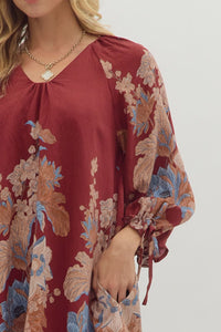 Forever More Dress - Burgundy