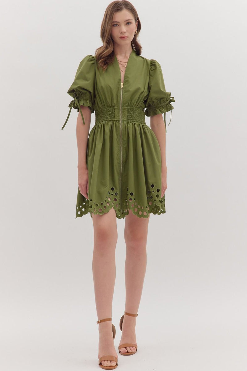 Dirty Martiniii Dress - Olive