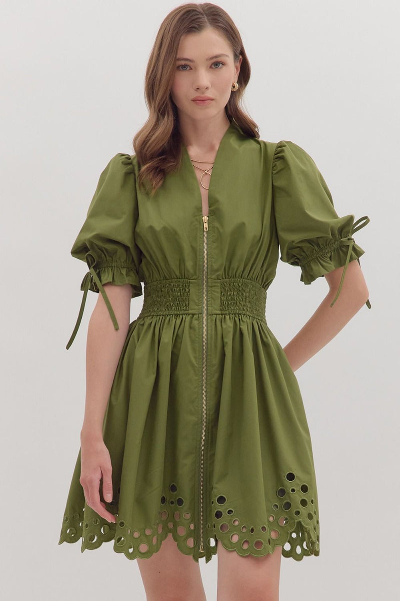 Dirty Martiniii Dress - Olive