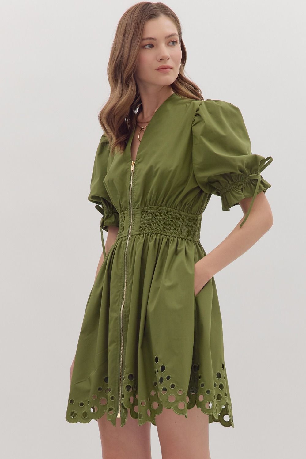 Dirty Martiniii Dress - Olive