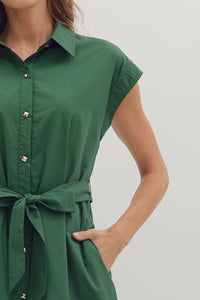 Diamonds Are Forever Dress - Green