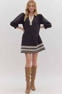 The Wait Is Over Dress - Black