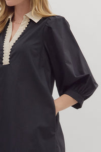 The Wait Is Over Dress - Black