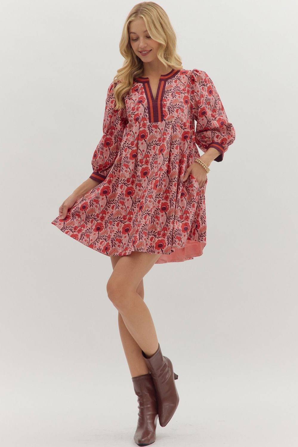 Wanderlust Dress - Dusty Rose