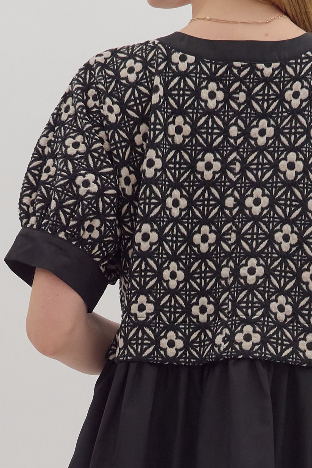 Double The Fun Dress - Black