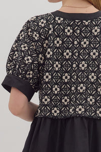 Double The Fun Dress - Black