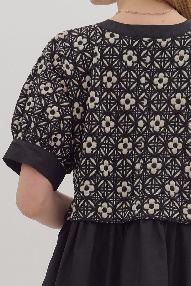 Double The Fun Dress - Black