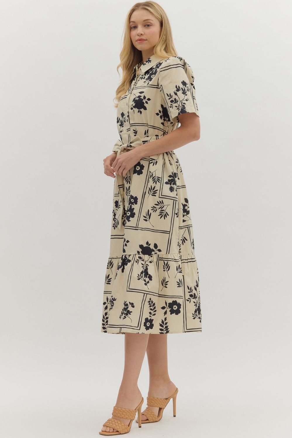 Flying First Class Dress - Cream