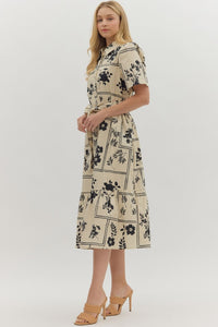 Flying First Class Dress - Cream