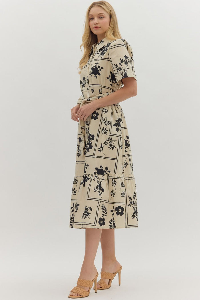 Flying First Class Dress - Cream