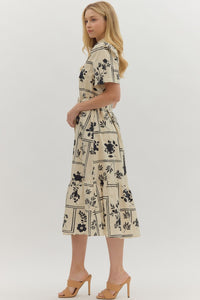 Flying First Class Dress - Cream