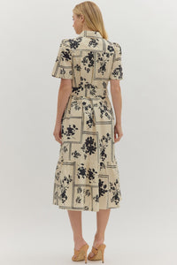 Flying First Class Dress - Cream