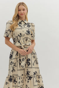 Flying First Class Dress - Cream