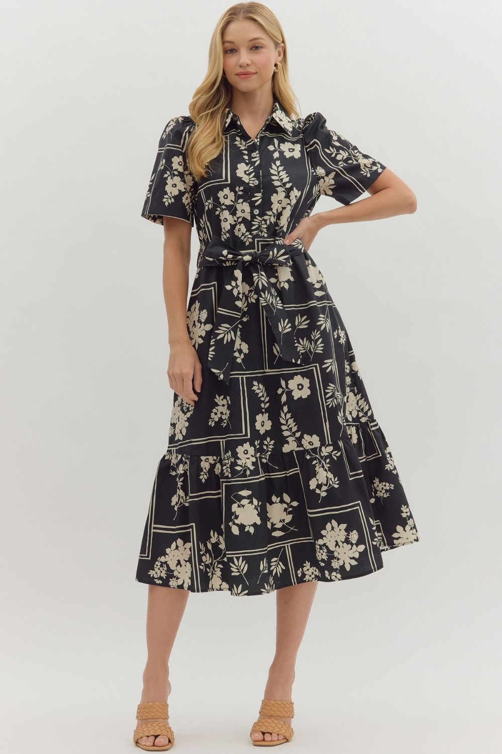 Flying First Class Dress - Black