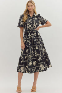 Flying First Class Dress - Black