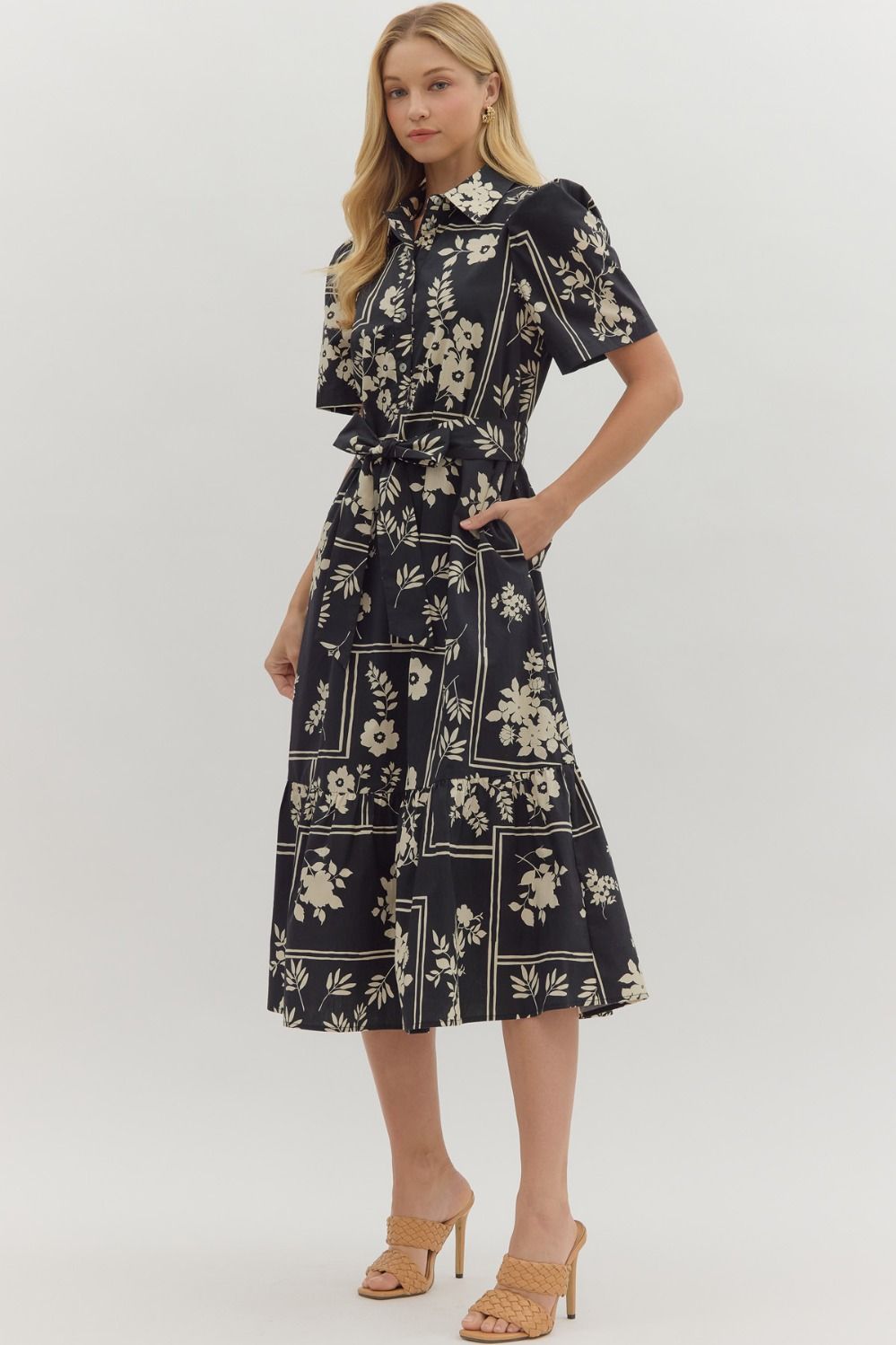 Flying First Class Dress - Black