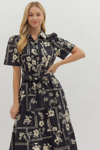 Flying First Class Dress - Black