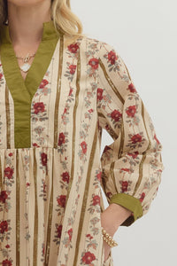 Sweet Embrace Dress - Olive