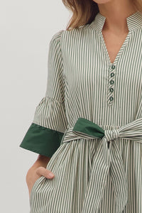 Wrapped With Love Dress - Pine