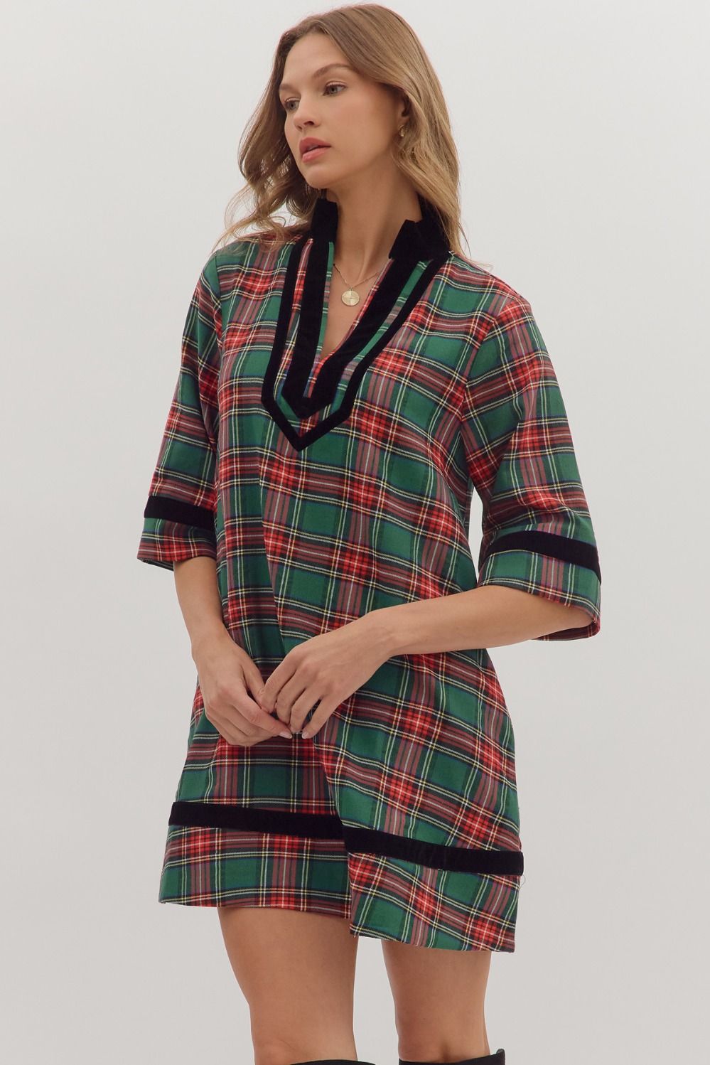 The Best Gift Dress - Green