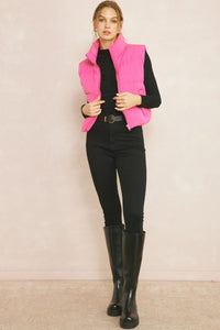 Double Down Vest - Pink