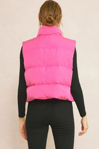 Double Down Vest - Pink