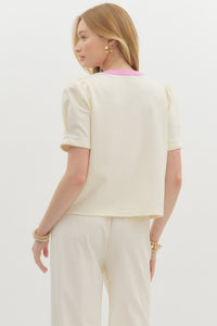 Socialite Standard Top - Cream