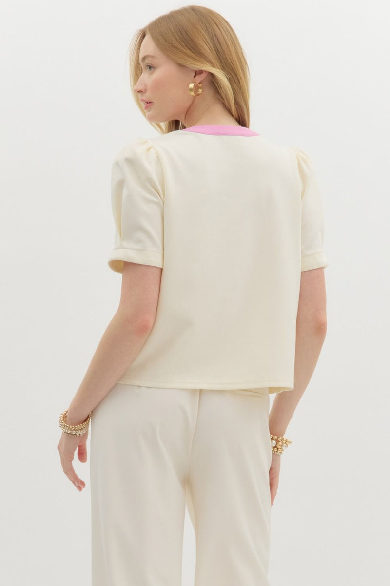 Socialite Standard Top - Cream