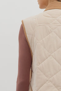 Making Waves Vest - Ecru