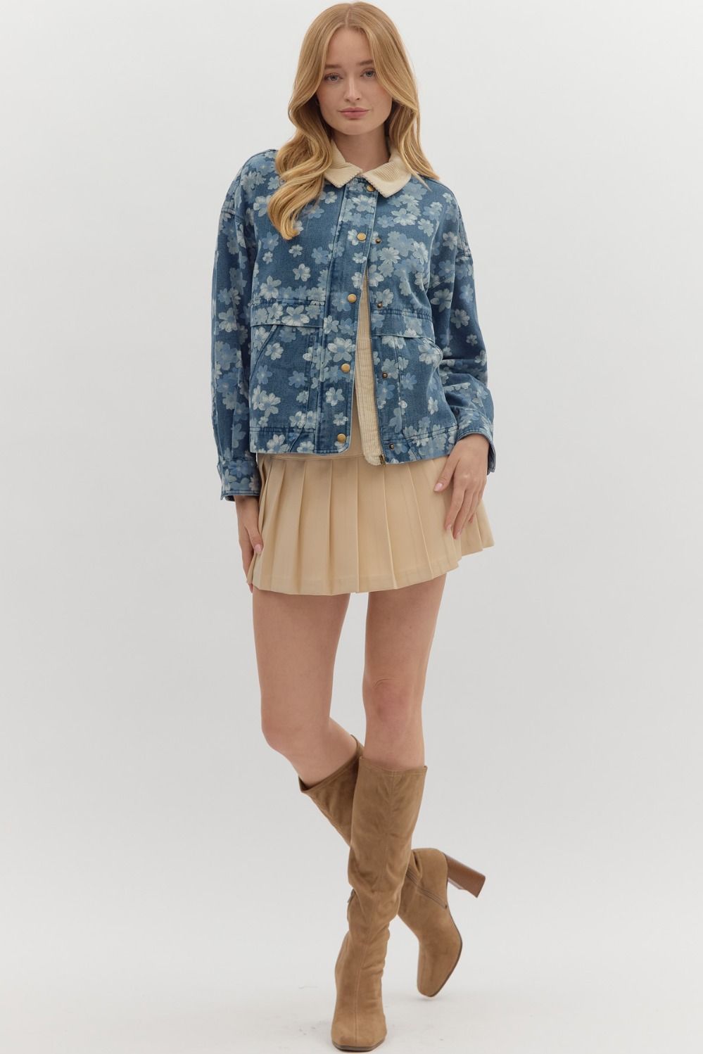 Turn Back Time Jacket - Denim