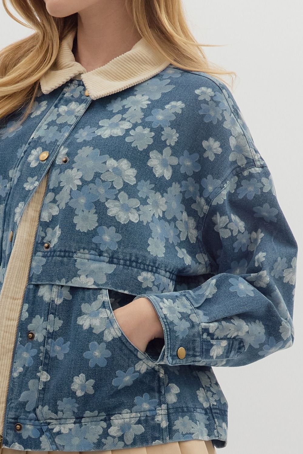 Turn Back Time Jacket - Denim