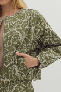 Impulse Desire Jacket - Olive