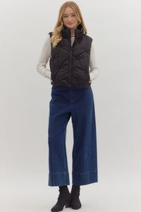 One True Love Vest - Black