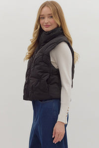 One True Love Vest - Black
