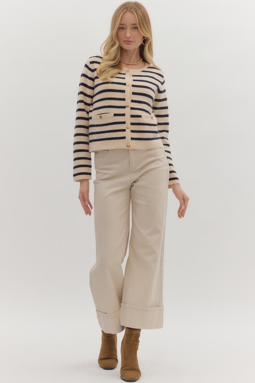 Linger In the Moment Cardigan - Ecru