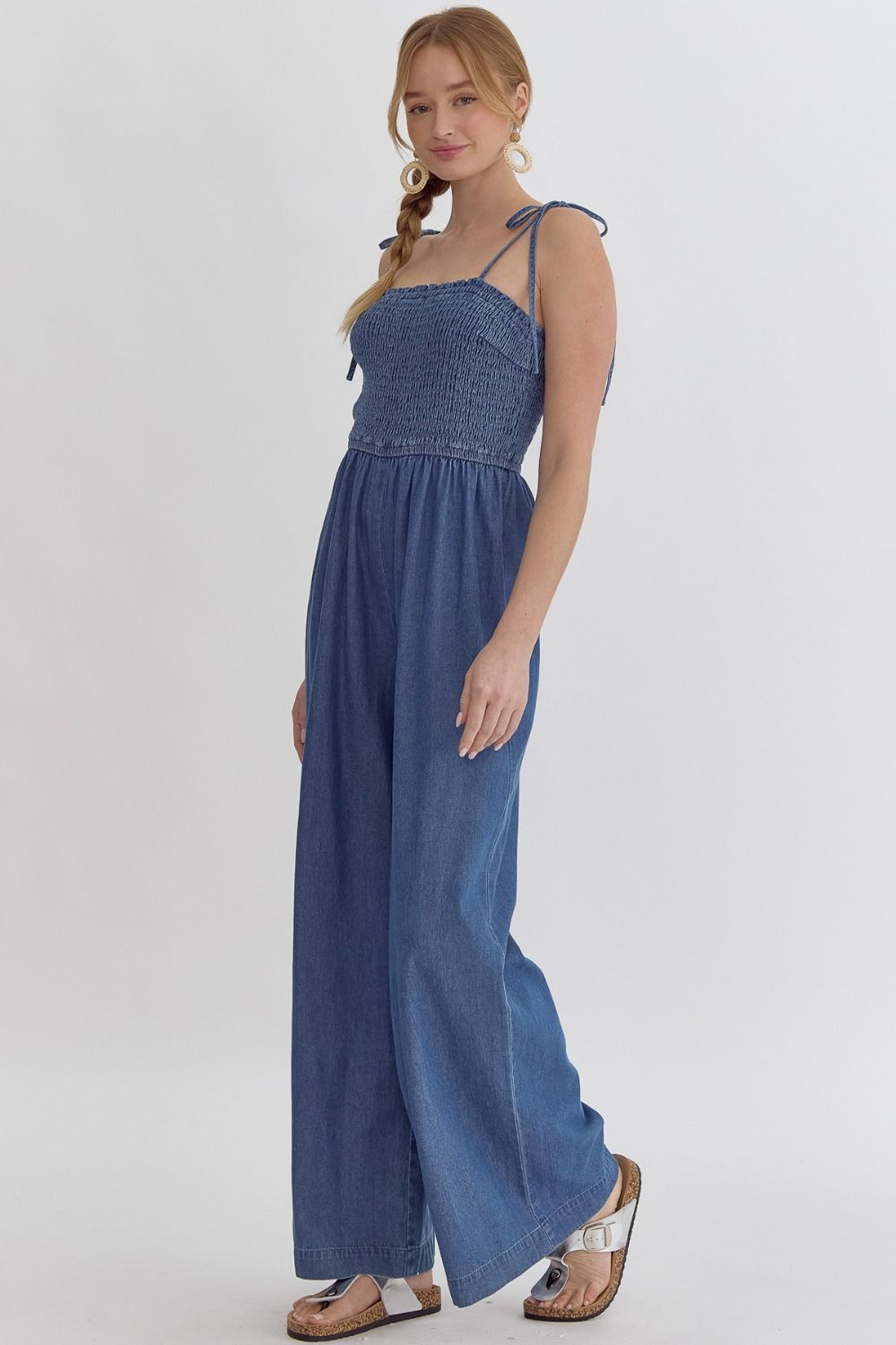 It's A Breeze Jumpsuit - Denim