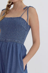 It's A Breeze Jumpsuit - Denim