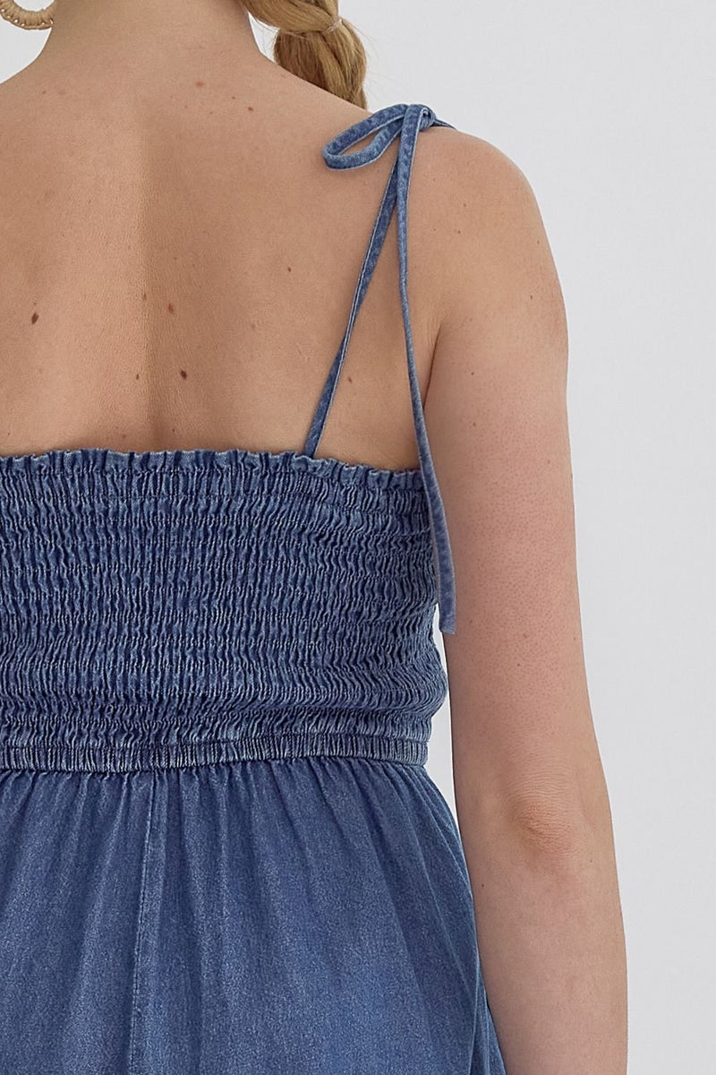 It's A Breeze Jumpsuit - Denim