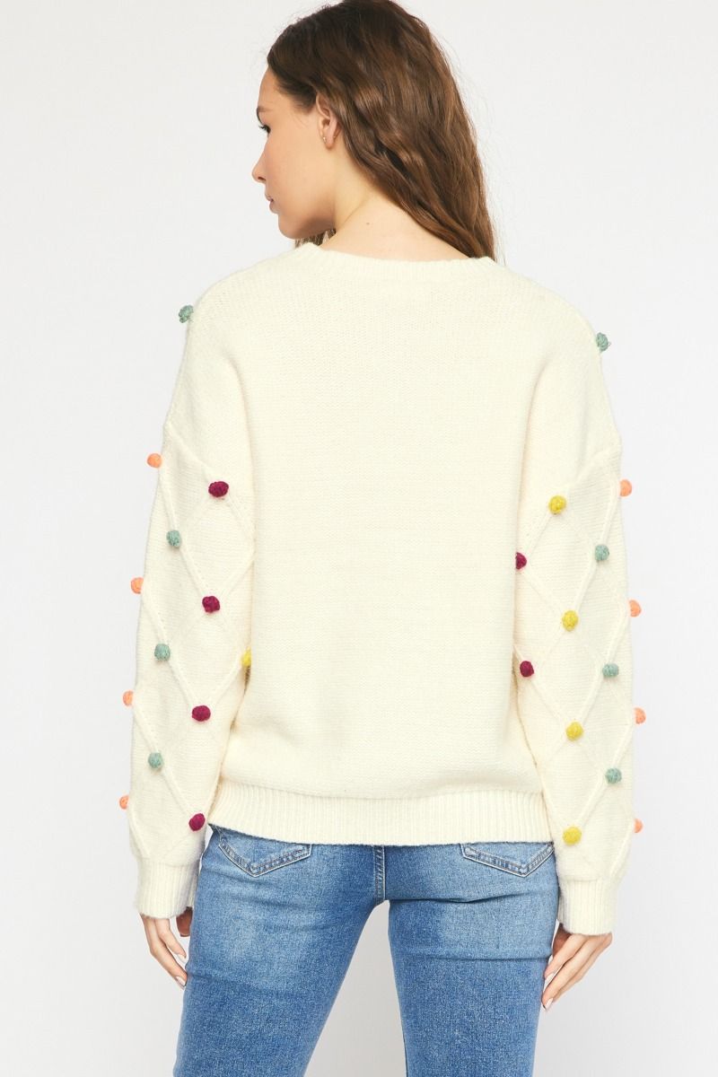 On The Dot Sweater - Cream