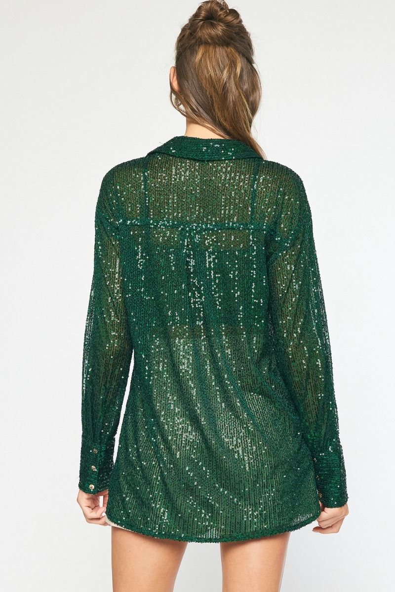 Sparkle Bright Top - Green