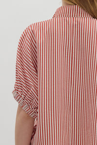 First In Line Top - Brick