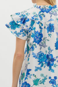 Pleasant Afternoon Top - Blue