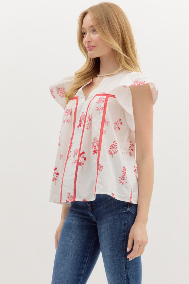 Freshly Picked Top - Red