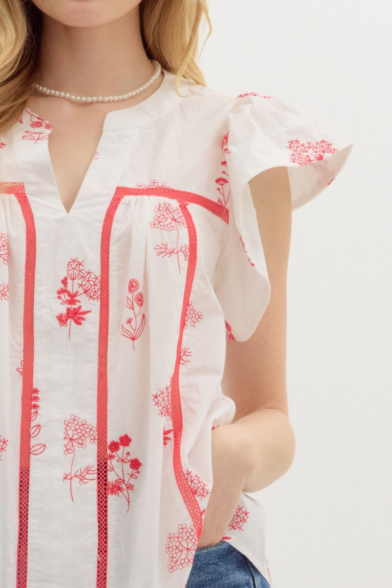 Freshly Picked Top - Red