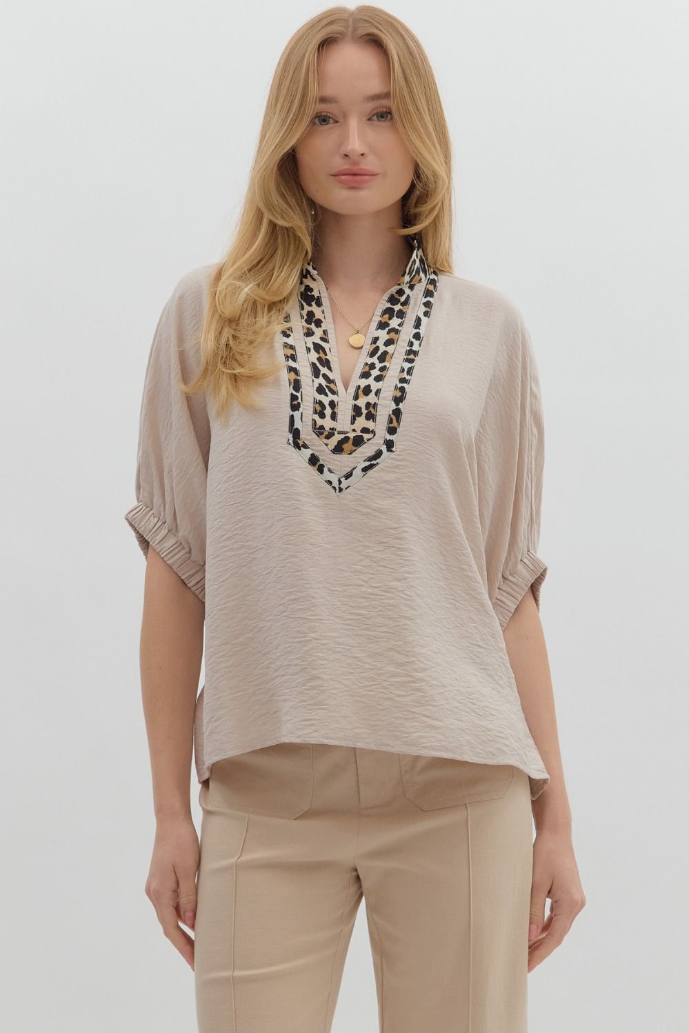 Brand New Track Top - Taupe