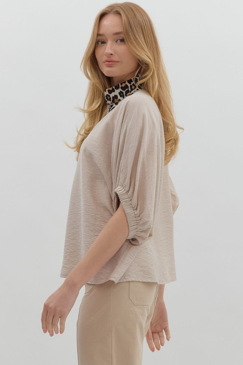 Brand New Track Top - Taupe