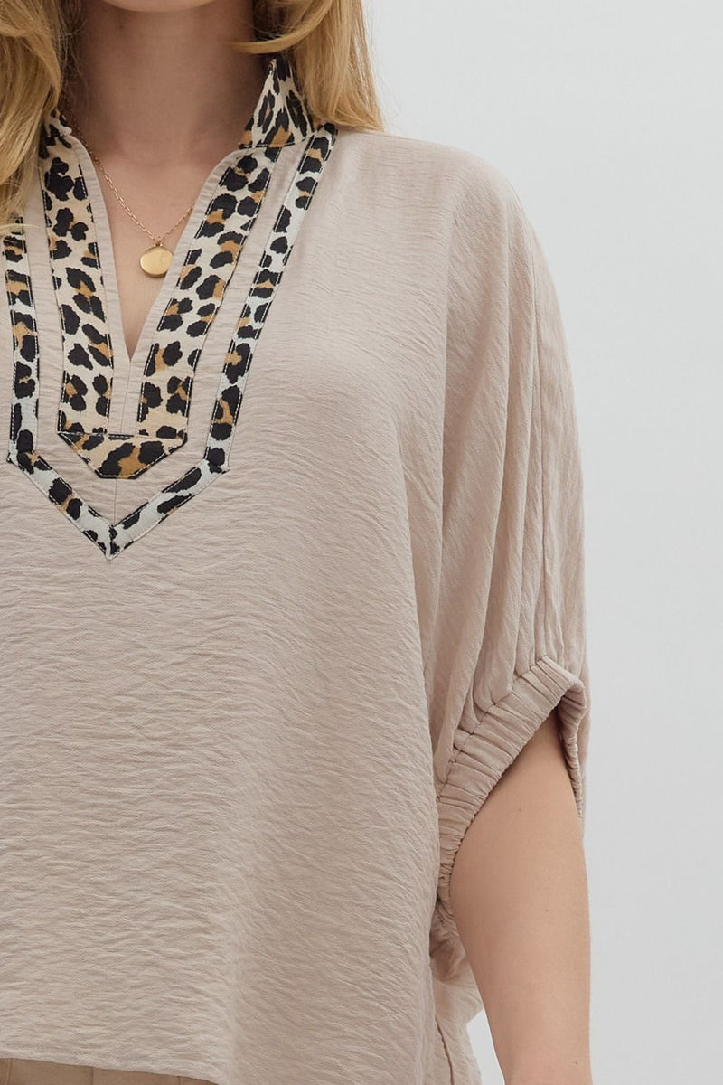 Brand New Track Top - Taupe