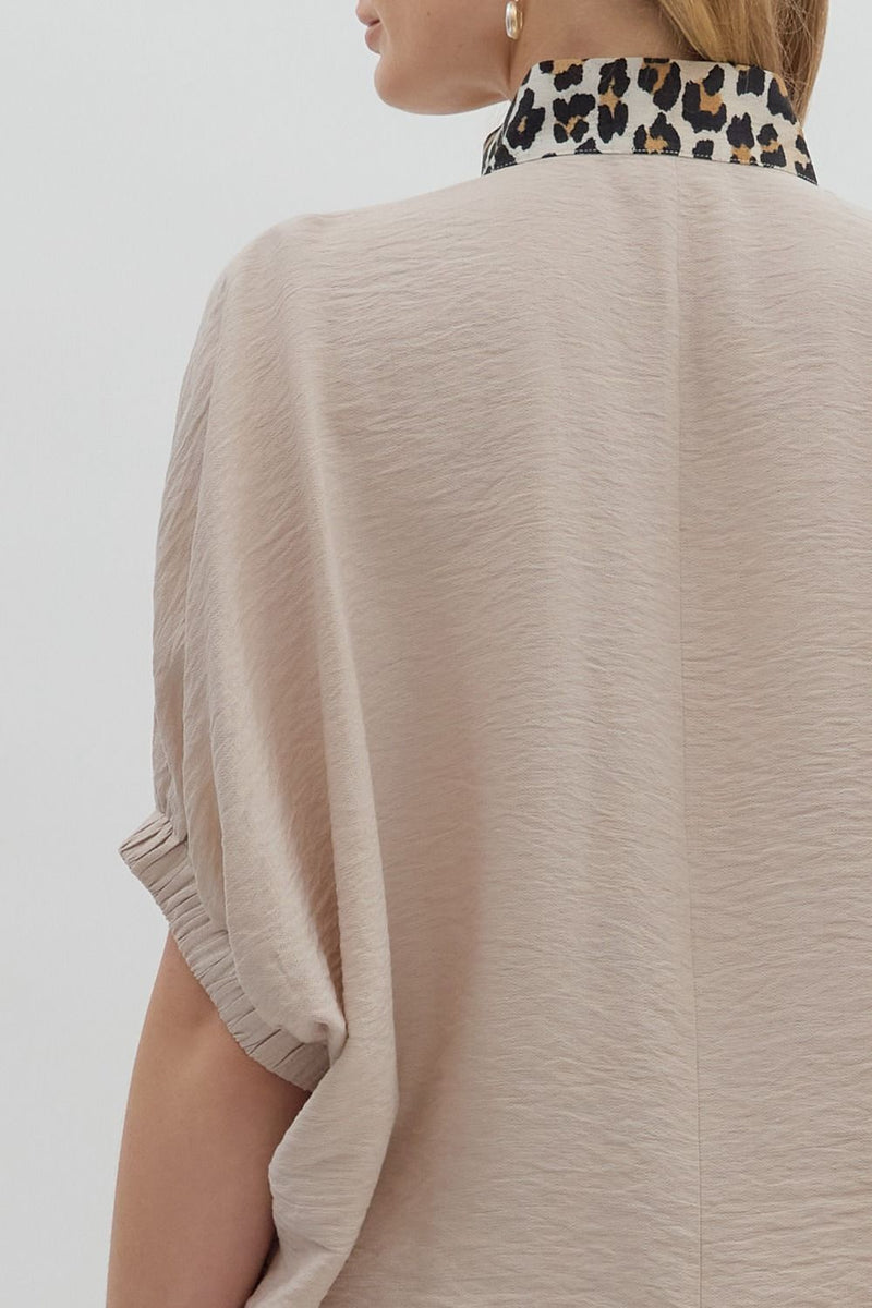 Brand New Track Top - Taupe