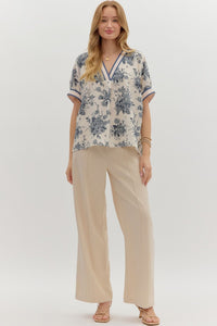 Romance Novel Top - Slate