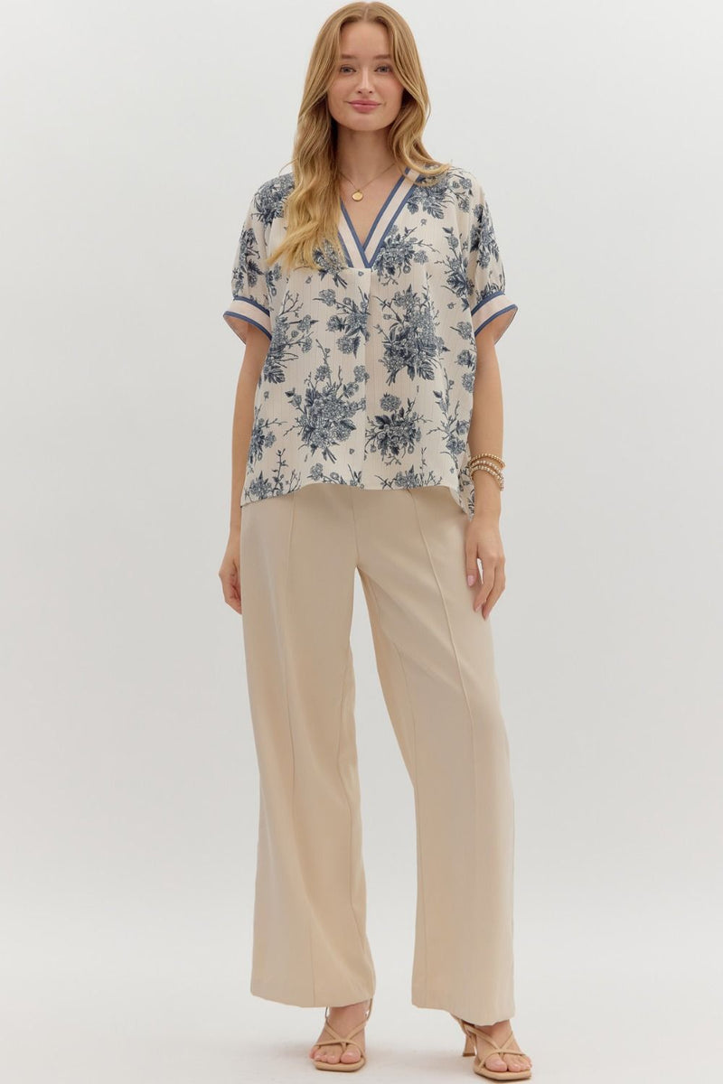 Romance Novel Top - Slate